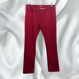 NWOT Dickies Women's Perfect Shape High Waist Bootcut Red Jeans